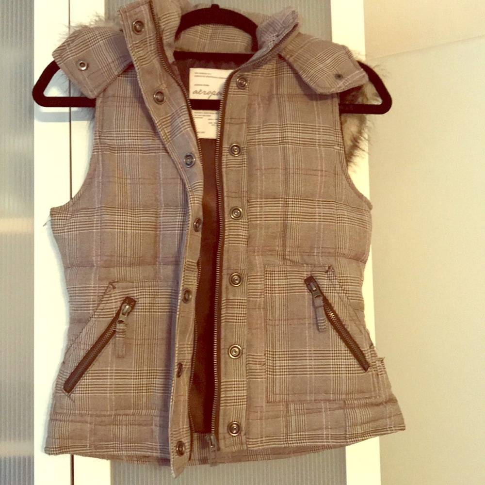 Down filled vest